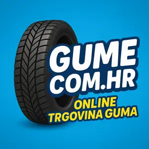 Gume.com.hr logo s automobilskim gumama