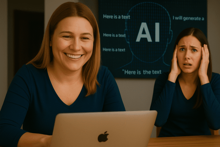 Slika dvije djevojke za radnim stolom